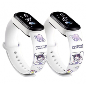 升级版库洛米学生手表ins风运动防水儿童学生玉桂狗夜光儿童手环